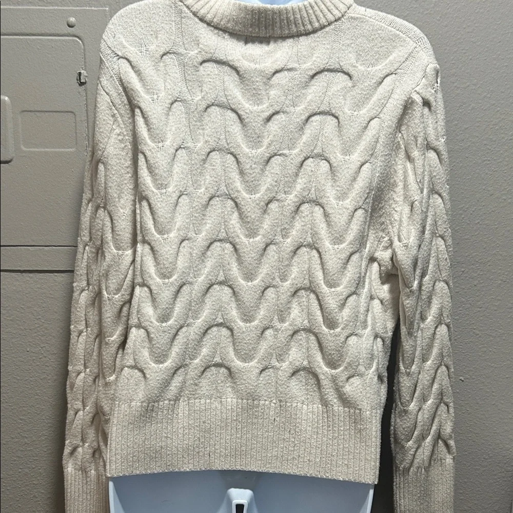 a new day Ivory Textured Knit Sweater - Picture 3 of 6